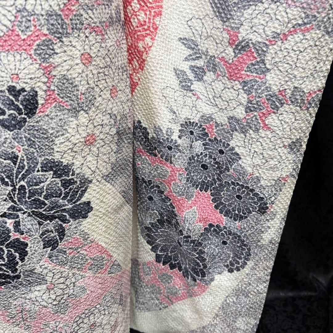 藤娘きぬたや　美品　総絞り　本絞り　熨斗　名品　白地　フルセット　振袖　振り袖