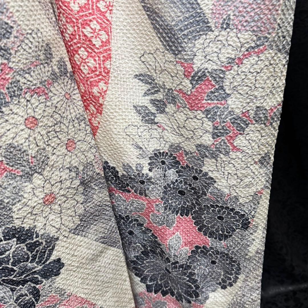 藤娘きぬたや　美品　総絞り　本絞り　熨斗　名品　白地　フルセット　振袖　振り袖