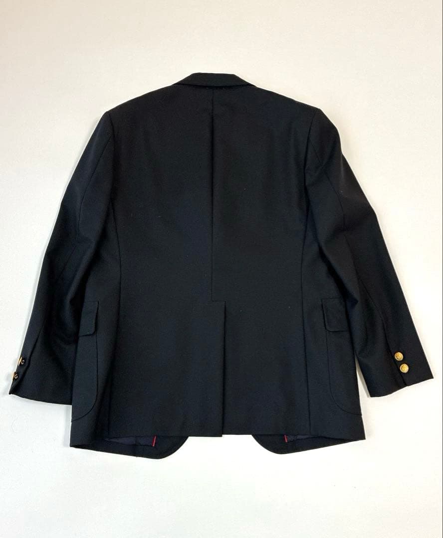 【定番】紺ブレ J.PRESS 背抜き シングル 金ボタン AB4 ペピンメリノ