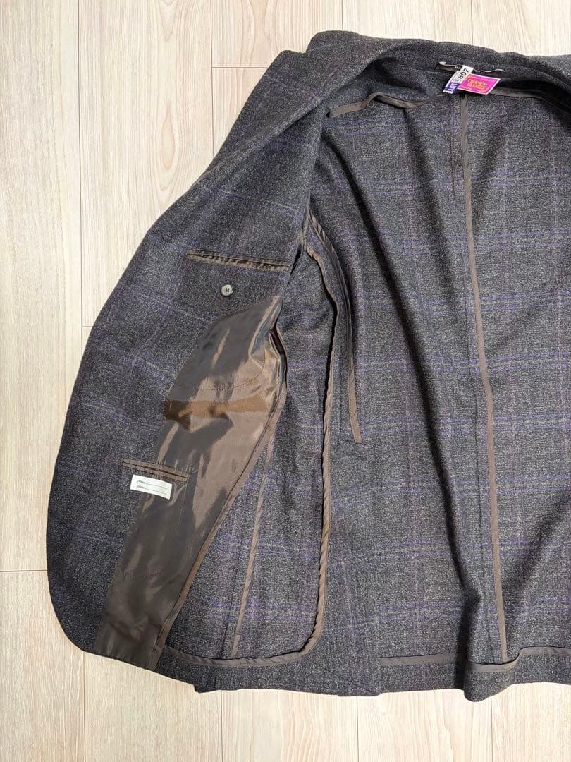 【タリアトーレ】メンズジャケットチェック柄 48/R