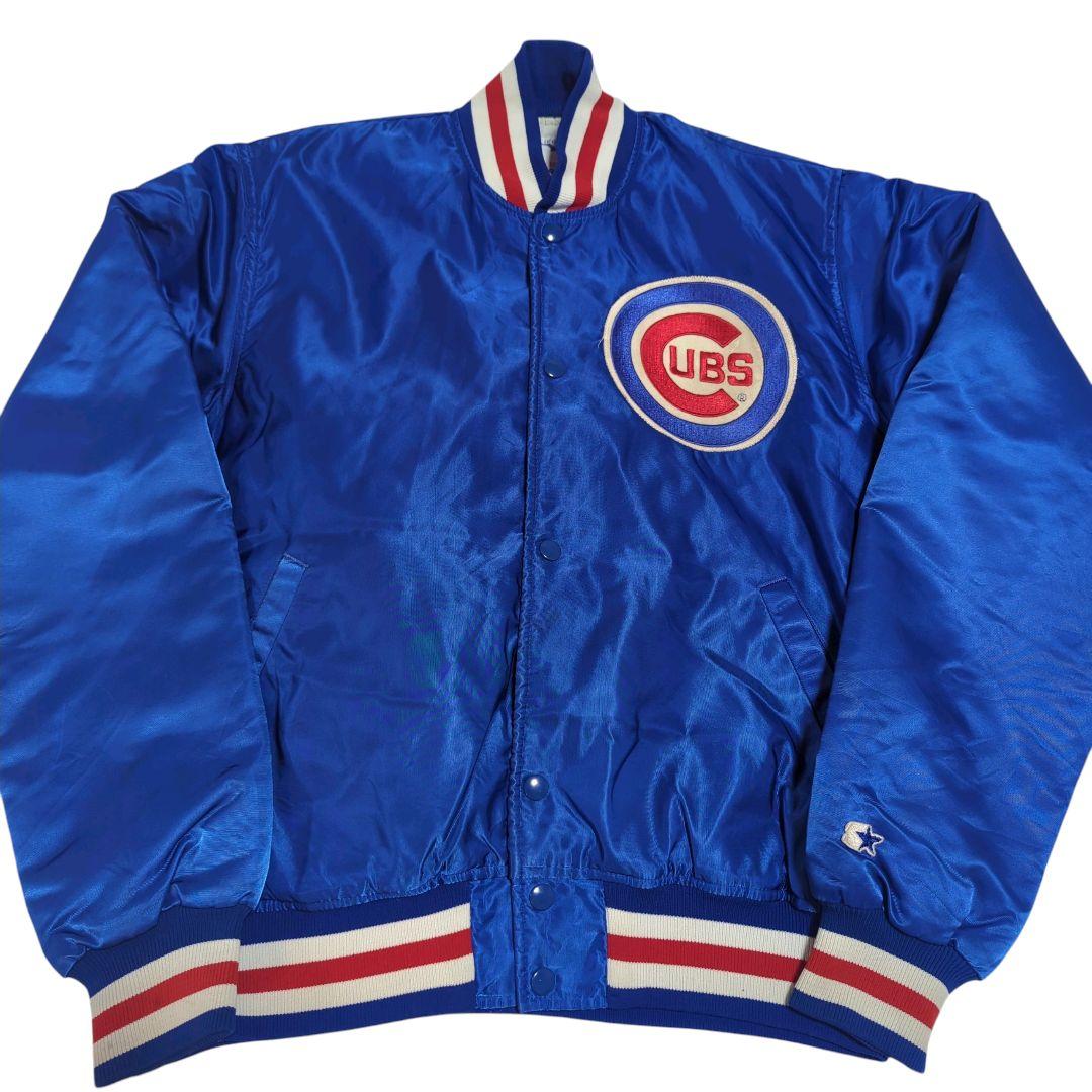 ヴィンテージ USA製 STARTER シカゴカブス サテンジャケット XL相当