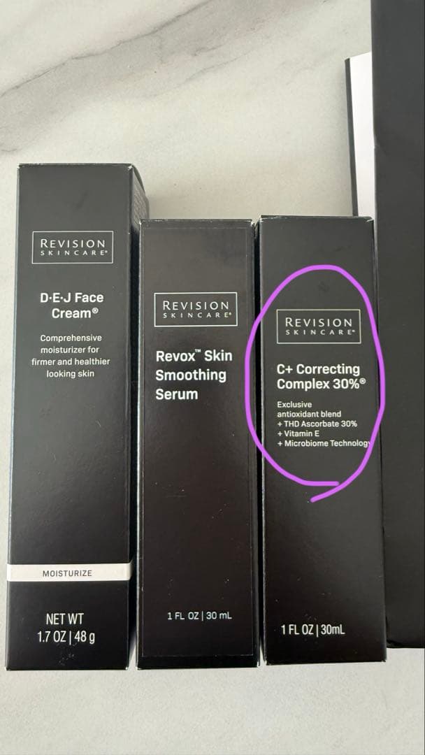 【suzuco】リビジョン DEJフェイスクリーム＋C+ コレクティング