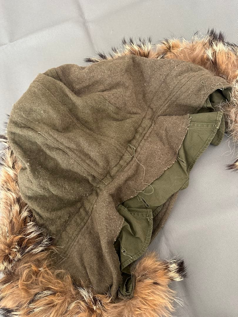 M-51 モッズコート用フード　縞