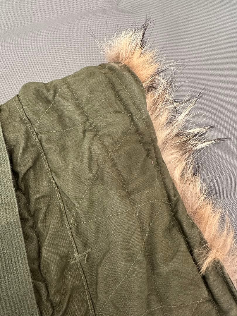 M-51 モッズコート用フード　縞