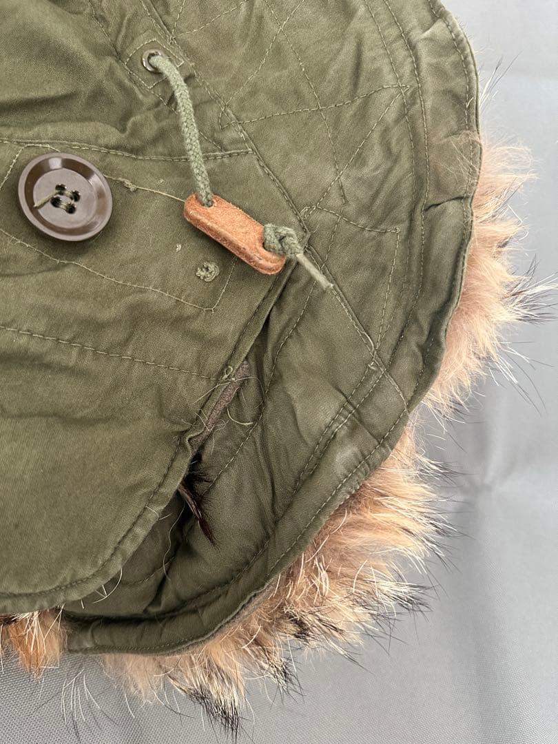 M-51 モッズコート用フード　縞