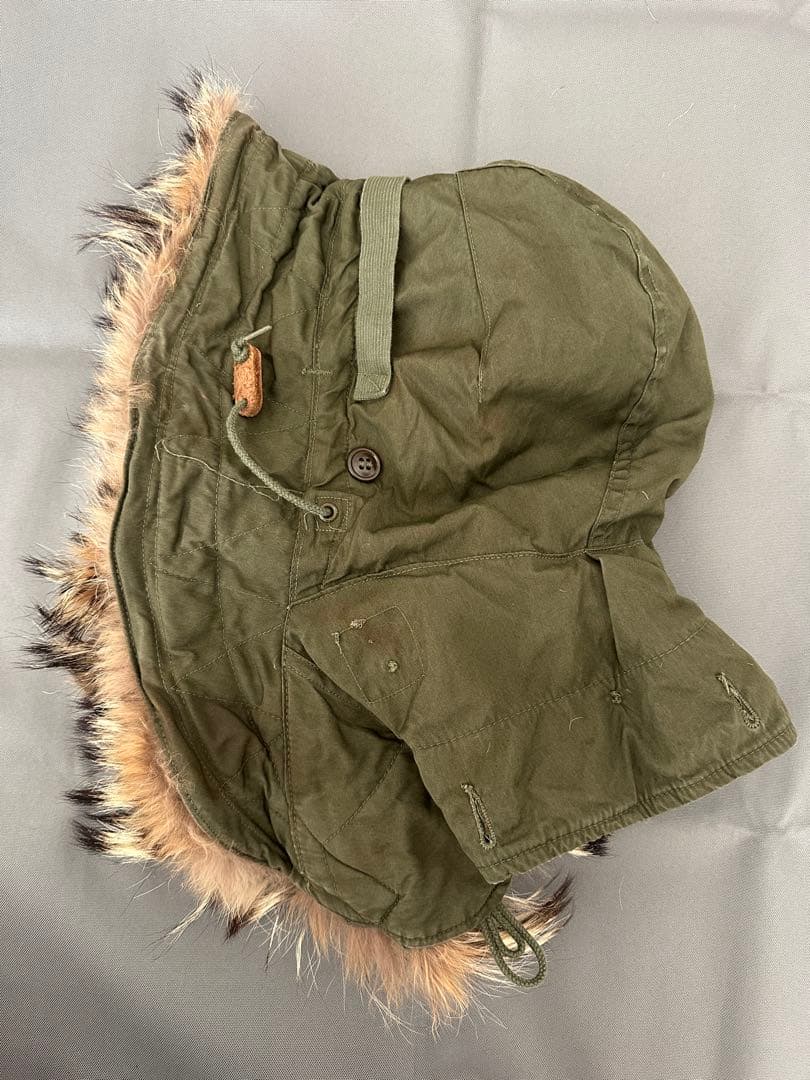 M-51 モッズコート用フード　縞