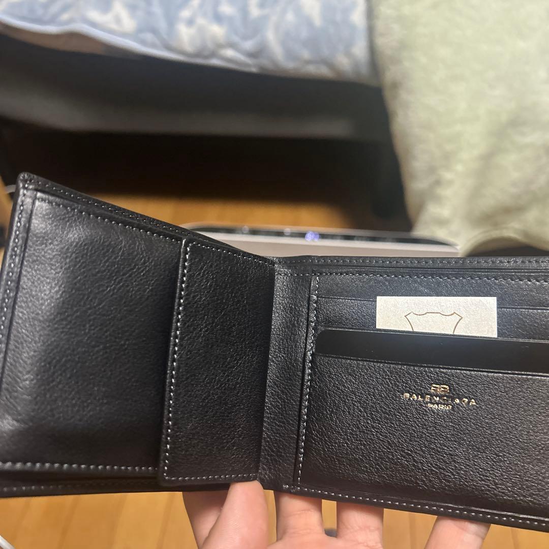 BALENCIAGA ブラック 二つ折り財布
