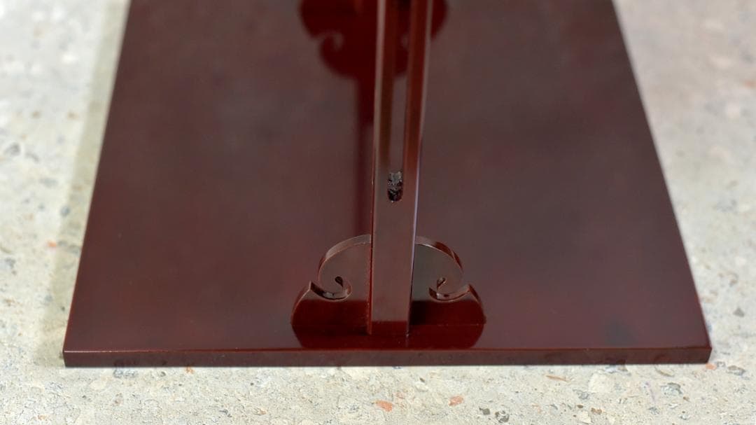 値下げ、塗師表寛作　寿棚組立式【極上品】飾り棚　お茶道具／共箱