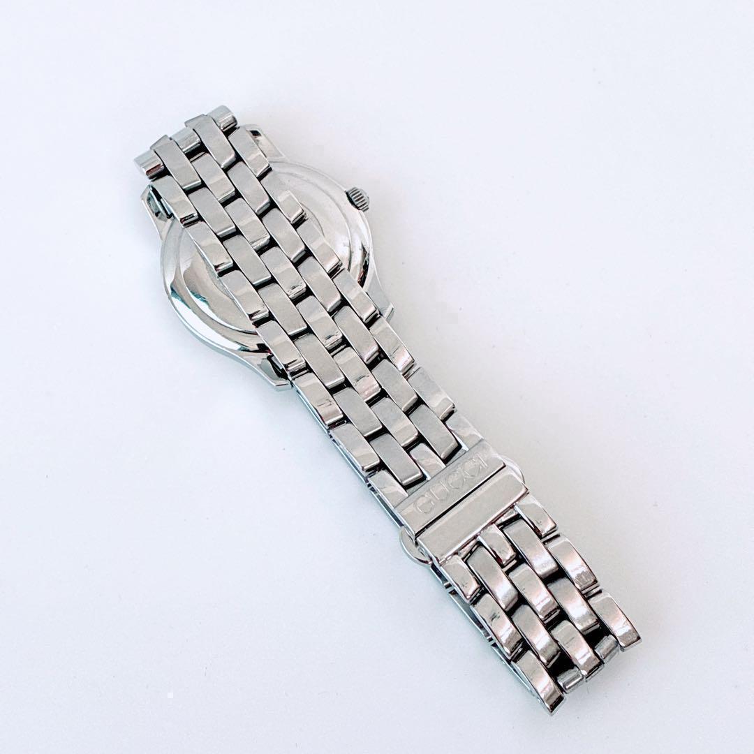 グッチ GUCCI レディース 腕時計 5500L 美品 稼働品 シルバー 銀