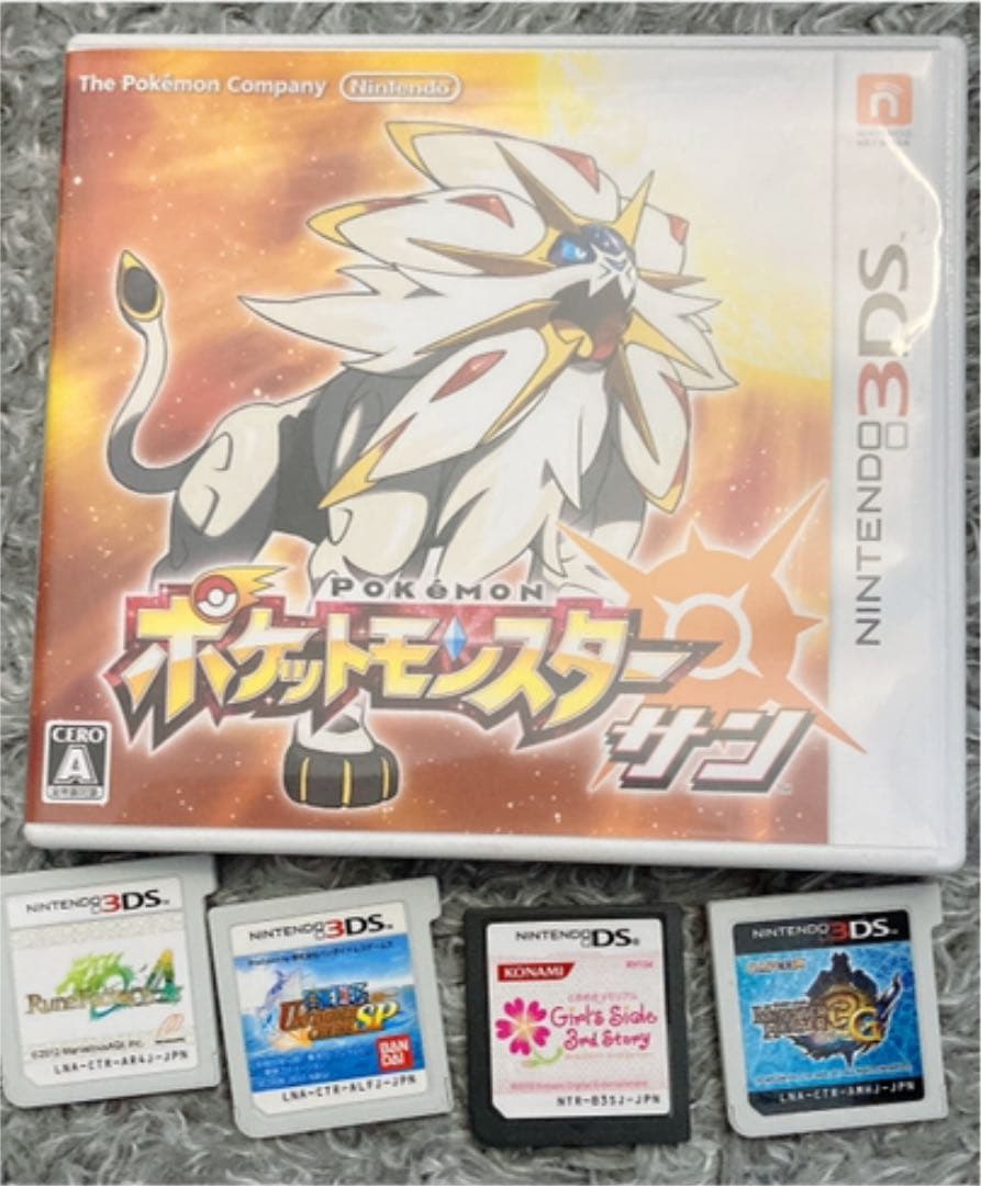 ニンテンドー3DS  SDカード　ソフト５種つき