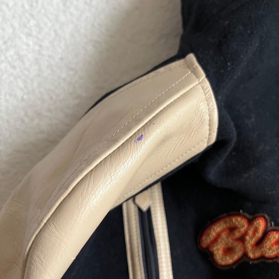 Burberry Blue Label フード付きスタジャンノバチェック 38