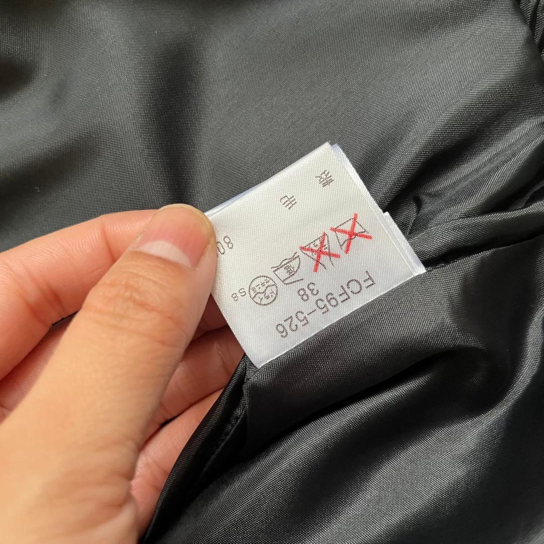 Burberry Blue Label フード付きスタジャンノバチェック 38