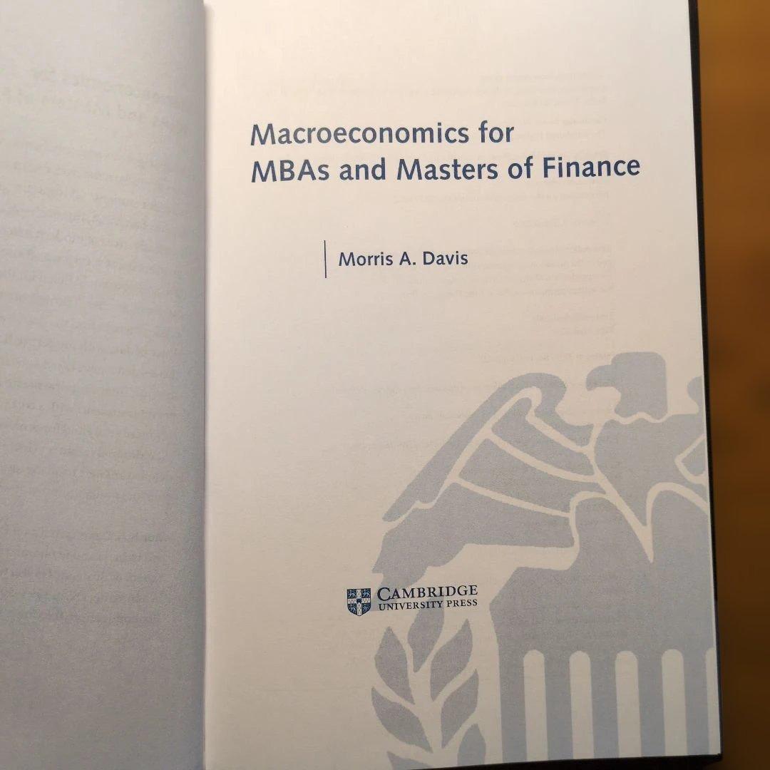 Macroeconomics Morris A.Davis 新品未読