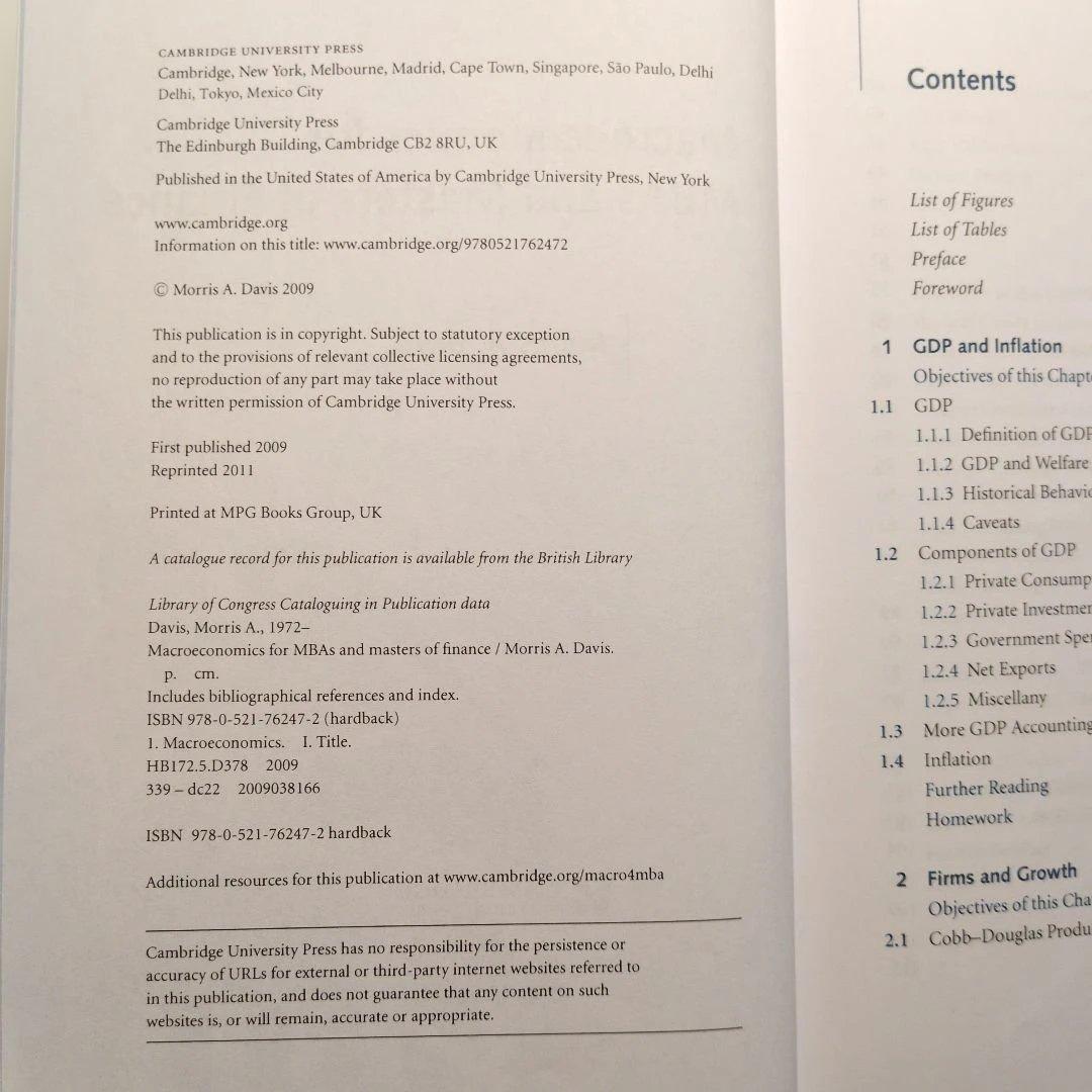Macroeconomics Morris A.Davis 新品未読