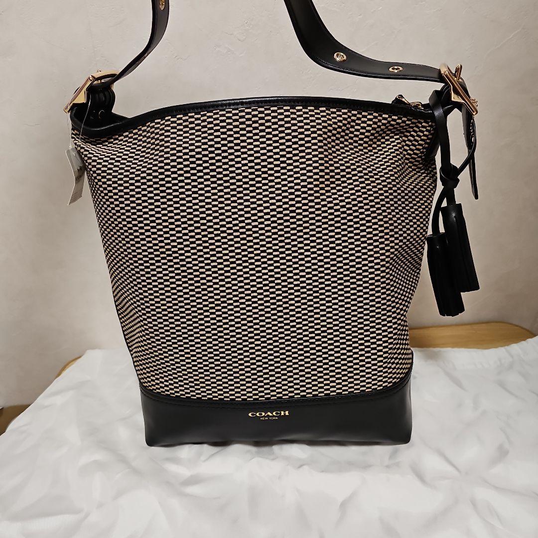 piamor19eternoCOACH メッシュレザーショルダーバッグ