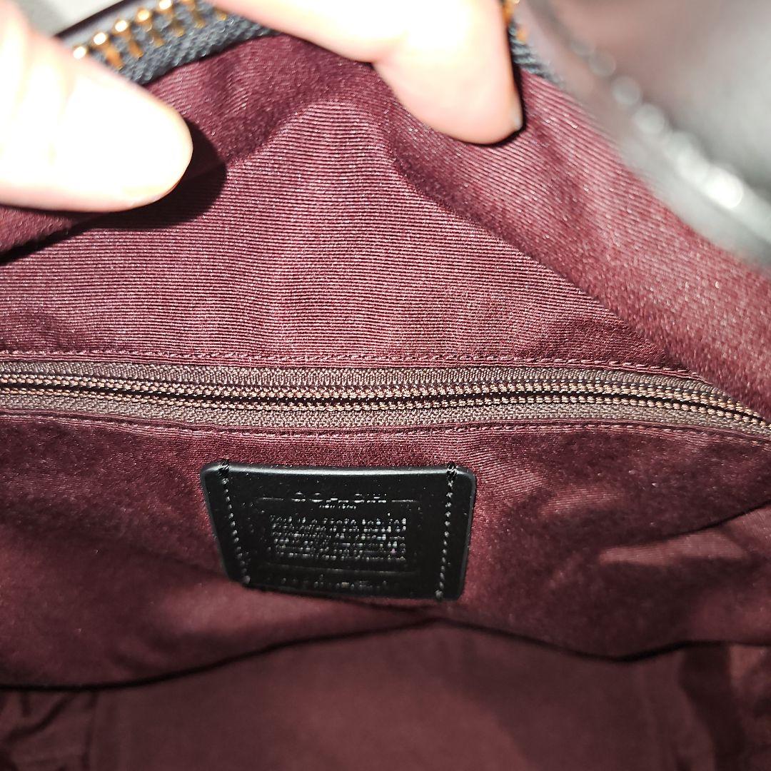 piamor19eternoCOACH メッシュレザーショルダーバッグ