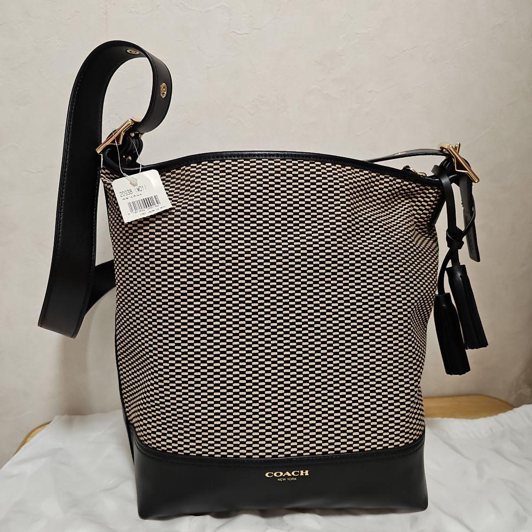piamor19eternoCOACH メッシュレザーショルダーバッグ