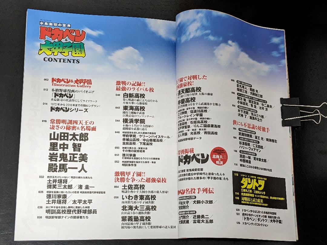 ◇ドカベン全巻 1〜48巻　＆おまけ水島新司の世界　ドカベン & 大甲子園　P8