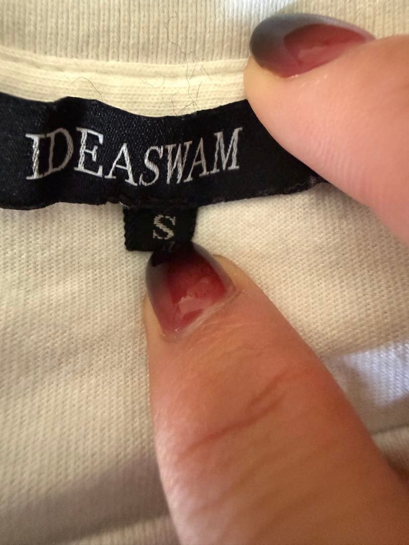 かつきくん着用　ideaswam tシャツ　ホワイト