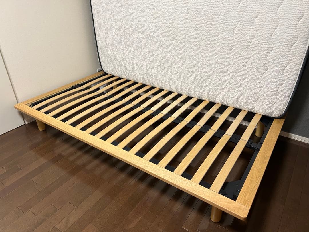 無印　セミダブル　ベッドフレーム