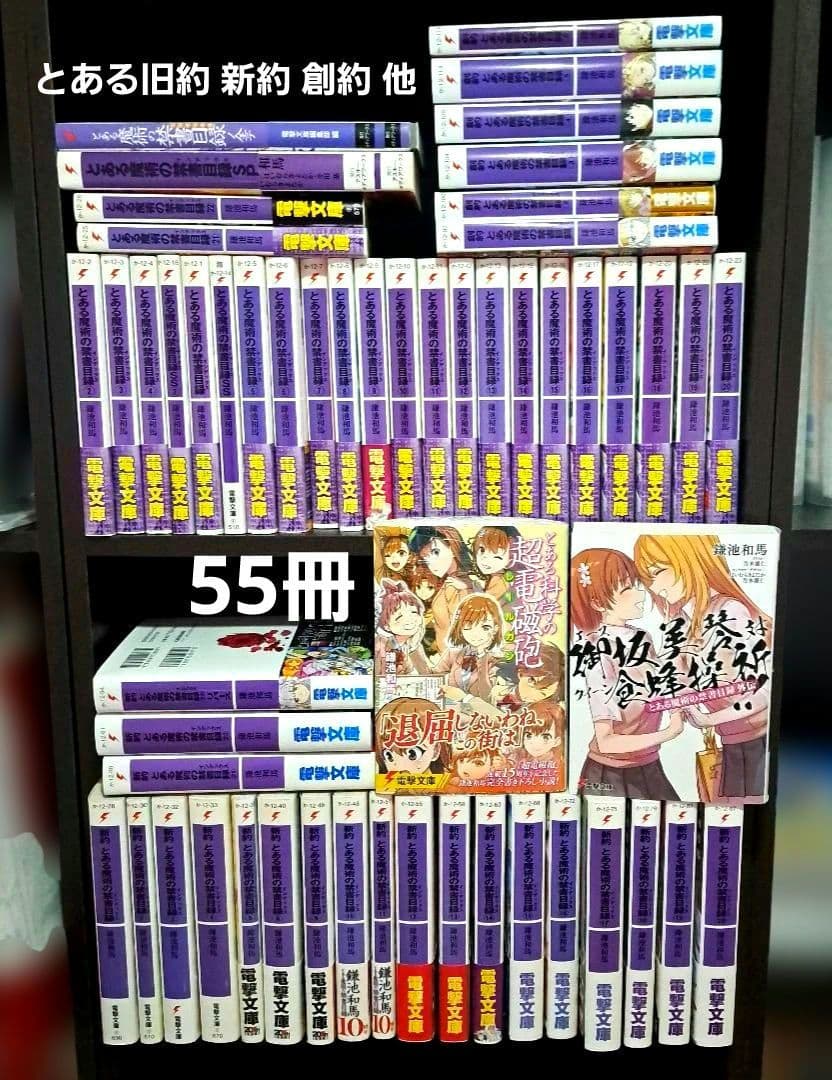 とある魔術の禁書目録 全巻セット 旧約 新約 創約 とある科学の超電磁砲 ラノベ