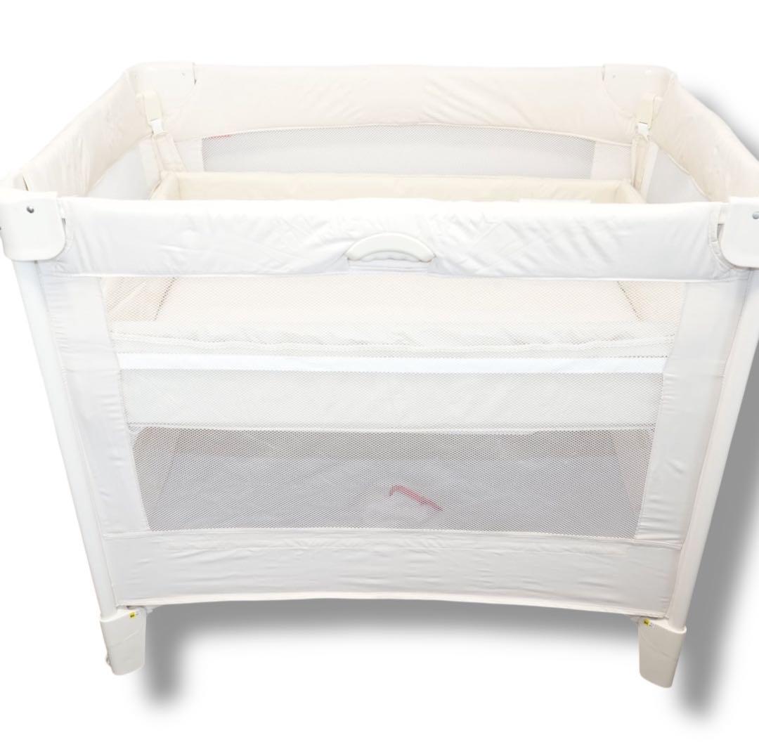 【超美品】Aprica／COCONEL AIR ココネルエアー ホワイトベージュ