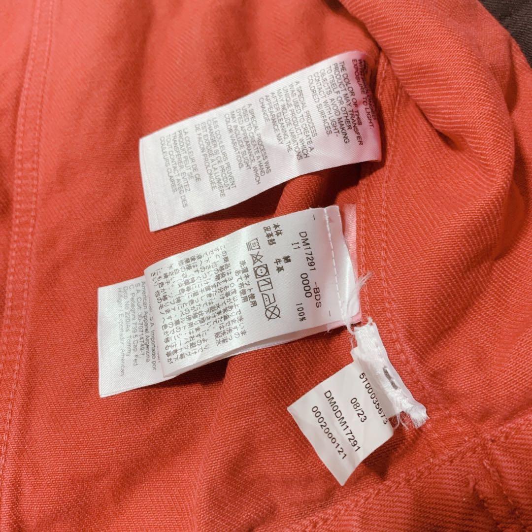 トミーヒルフィガー ガーメントダイ デニム トラッカージャケット Mサイズ