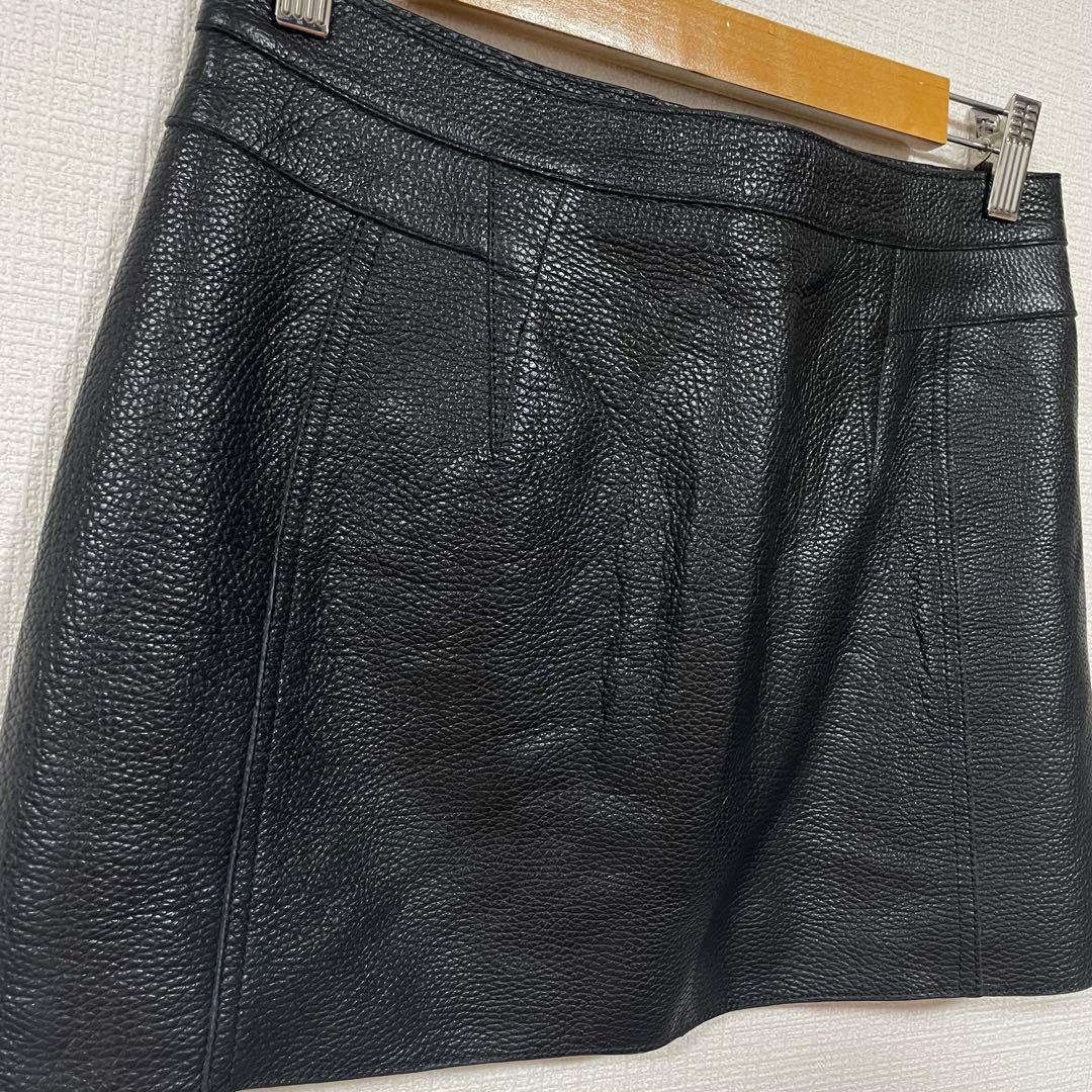 スカート Alexander Wang Zip Leather Skirt Archive