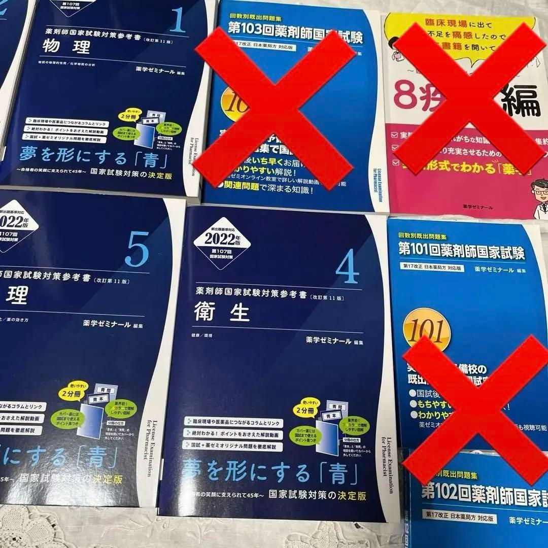 薬剤師国家試験　青本　2022年版　 全7冊セットまとめ売り