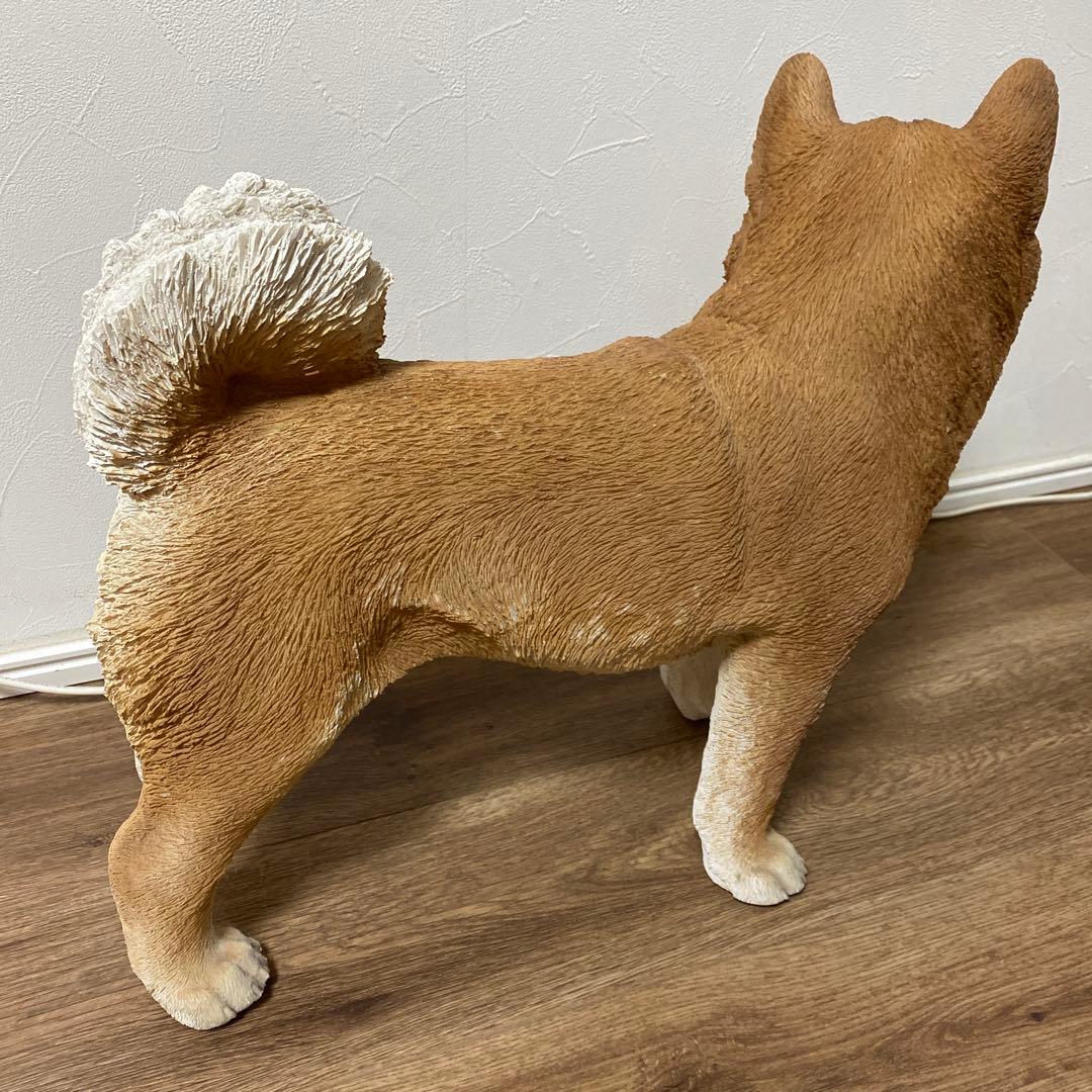 柴犬　置物　大きいサイズ　玄関　オブジェ