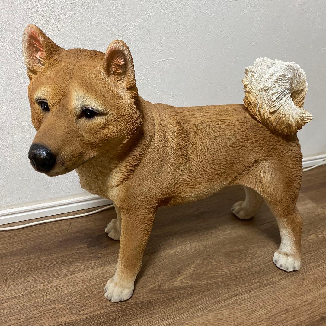柴犬　置物　大きいサイズ　玄関　オブジェ
