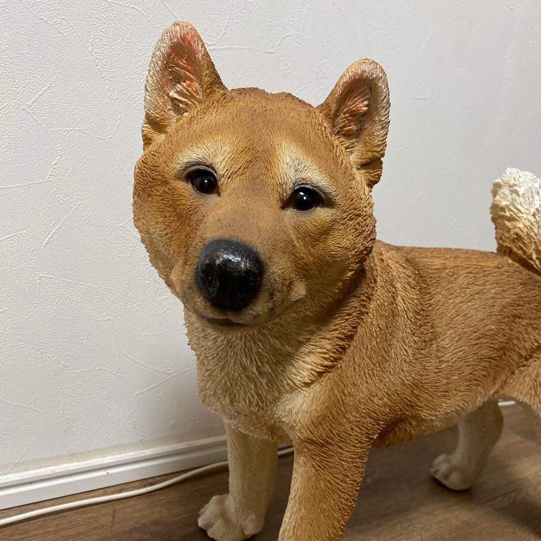 柴犬　置物　大きいサイズ　玄関　オブジェ