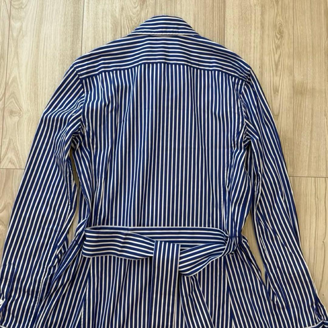【極美品】ポロラルフローレン 24SS シャツワンピース ロング丈 ベルト付 0