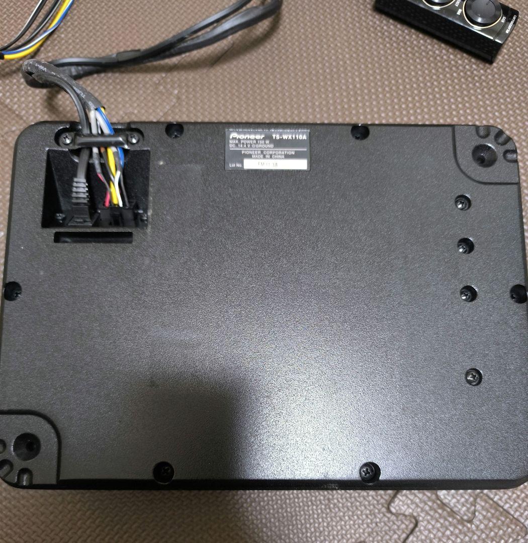 カロッツェリア　Pioneer 　TS-WX110A パワードサブウーファー
