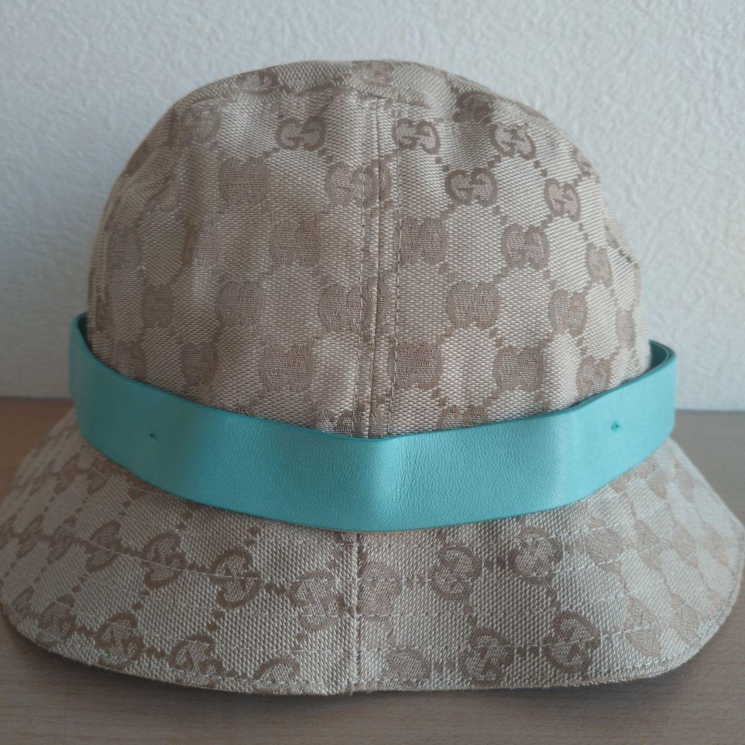 GUCCI ベージュ GGパターン バケットハット