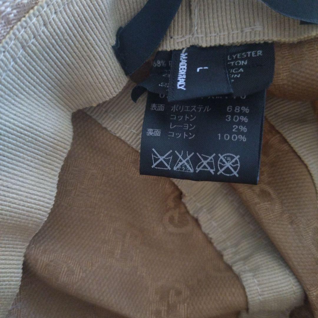 GUCCI ベージュ GGパターン バケットハット