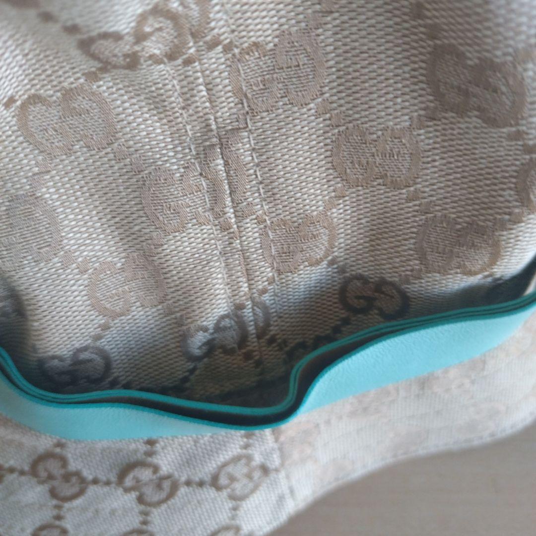 GUCCI ベージュ GGパターン バケットハット