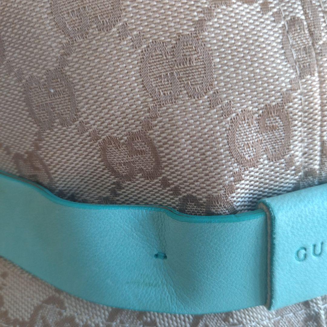 GUCCI ベージュ GGパターン バケットハット