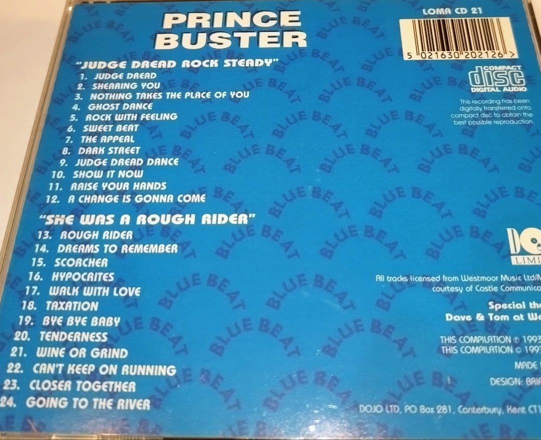 洋楽 DENNIS BOVELL WACKIES DUB PRINCE BUSTER