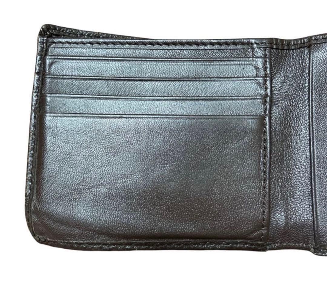 DIESEL 二つ折り財布 ブラック レザー