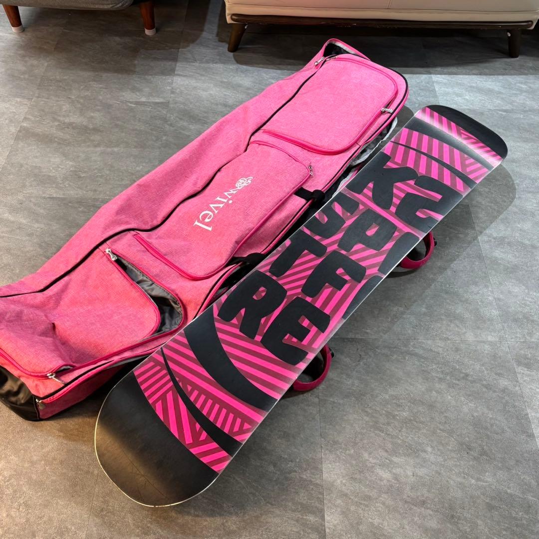 □ レディース K2 SPITFIRE 142cmスノーボード レディース 4点