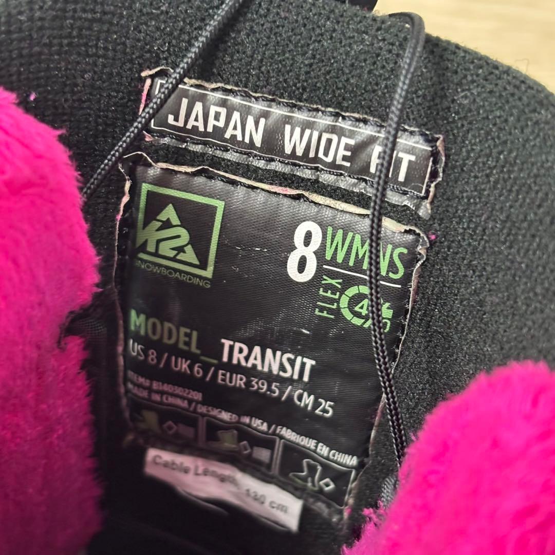 □ レディース K2 SPITFIRE 142cmスノーボード レディース 4点