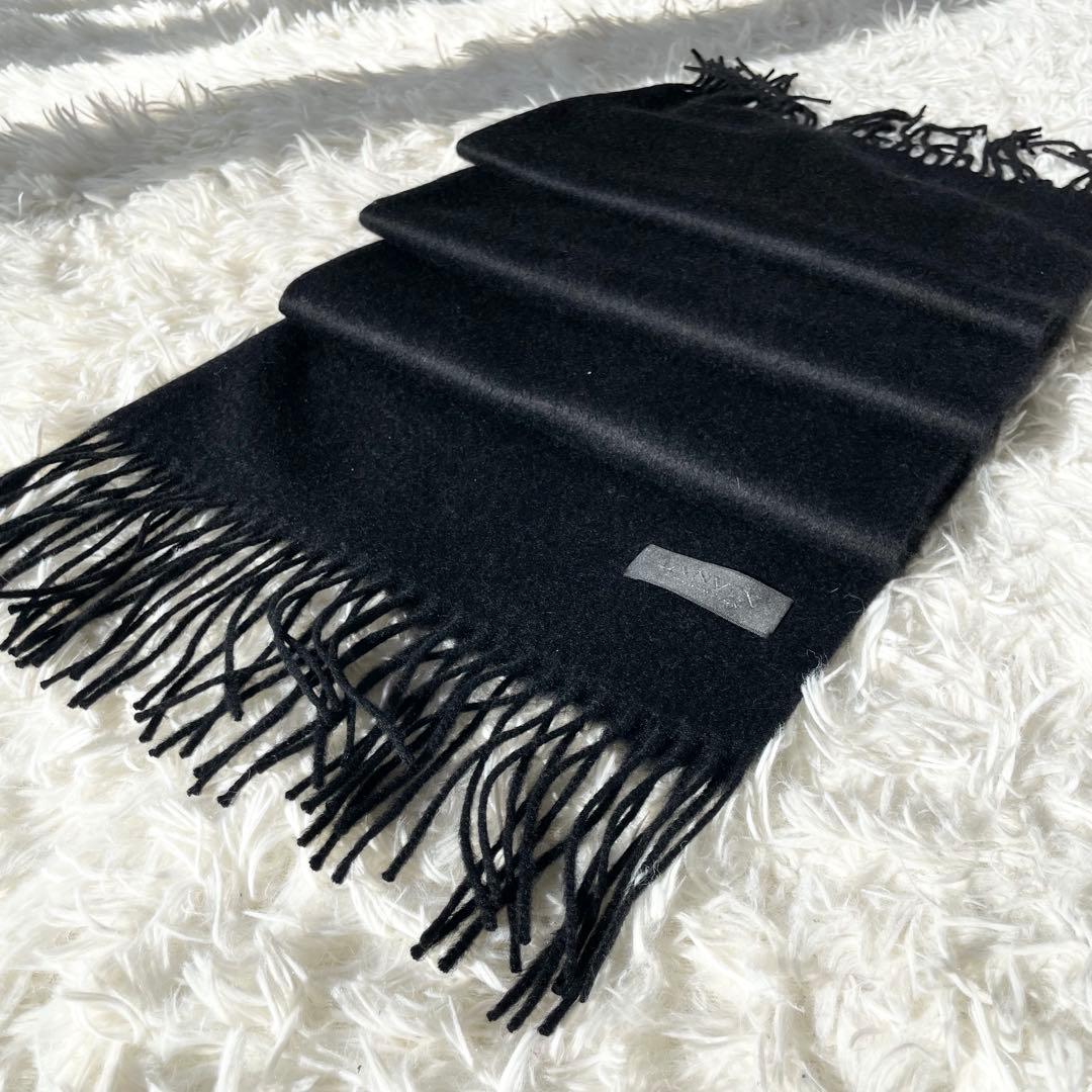 【ひー】LANVIN ランバン カシミヤ100% 大判ストール 大きい