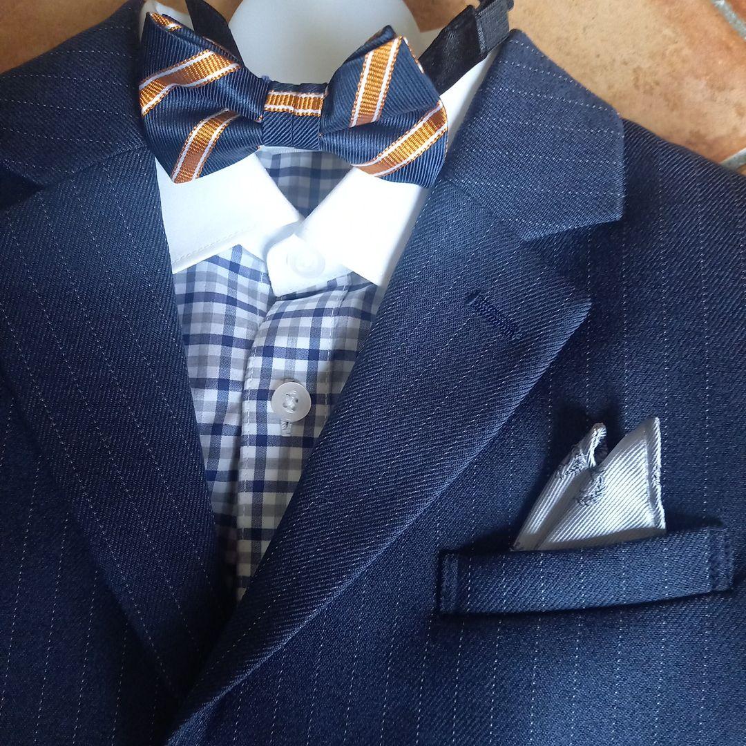 CHOPIN 男の子フォーマルスーツ 120cm 蝶ネクタイ付き