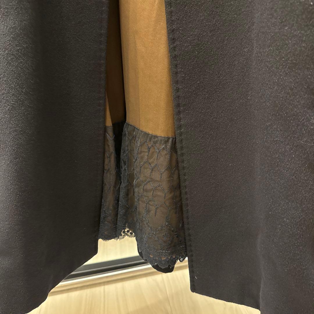 ⭐︎美品FOXEY⭐︎ファー付きカシミヤコート