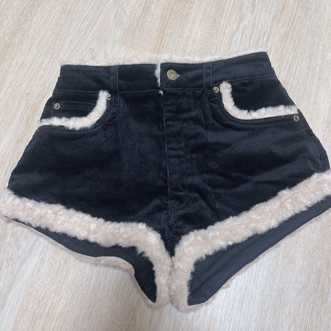 Darich ポイントボアコーデュロイショートパンツ S