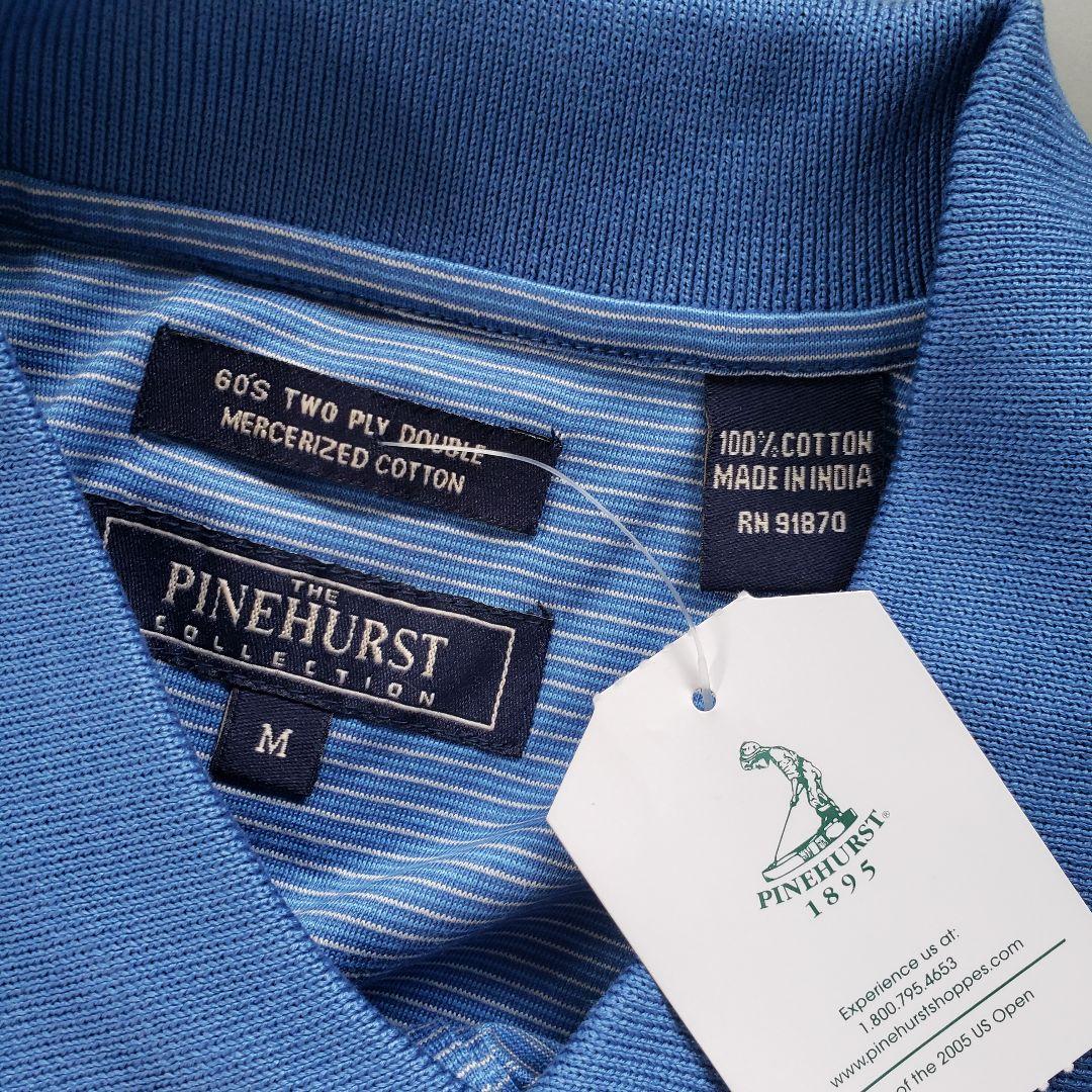 新品タグ付き PINE HURST パインハースト 水色 ゴルフ M