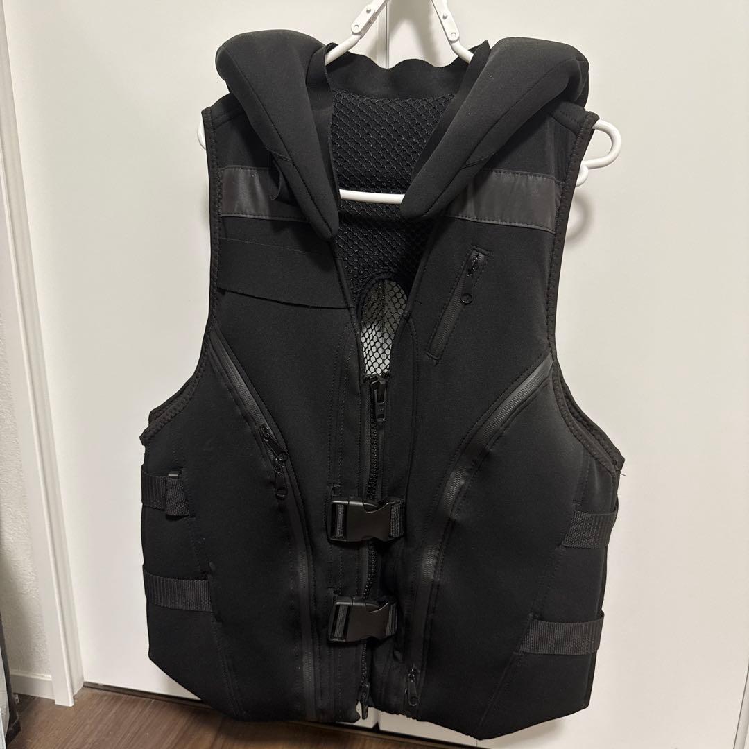 OSDR フード付きライフジャケット ブラック