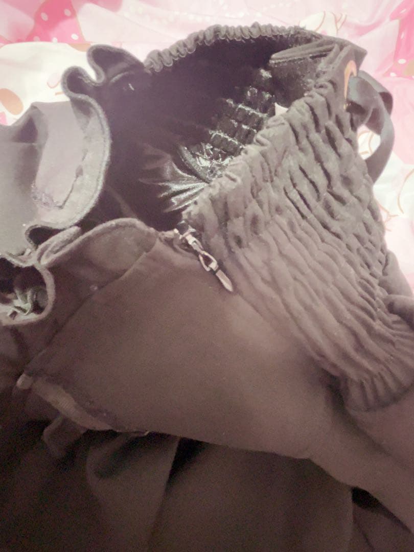 ♡ LIZ LISA 2連リボンベルトスカパン　ブラック ♡