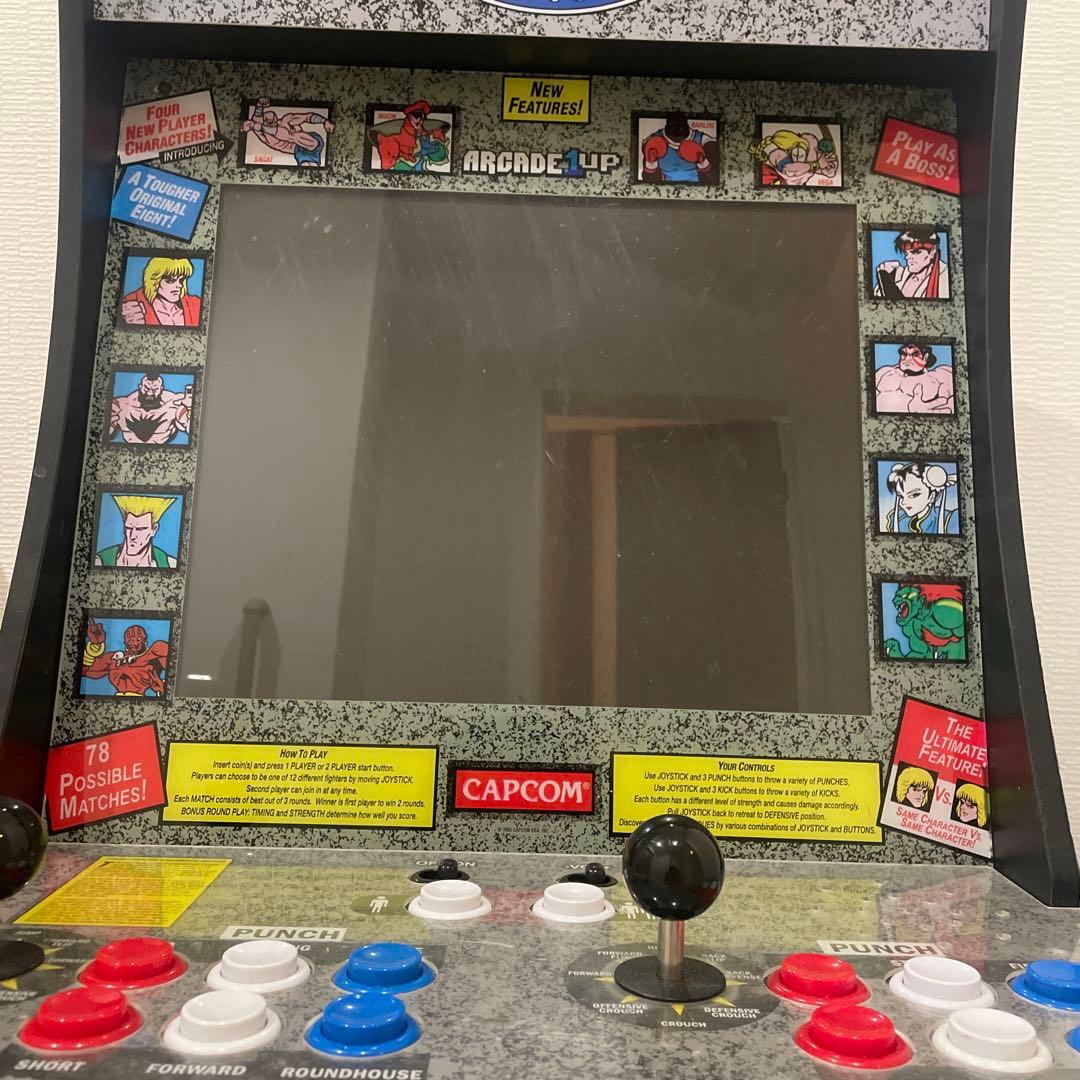 動作不明　arcade1up ストリートファイター　インテリア　ジャンク